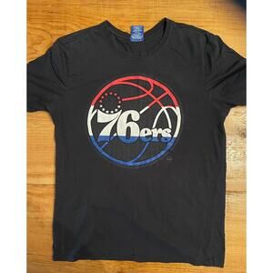 Philadelphia 76Ers Basketball Bling T Shirt Shirt Large